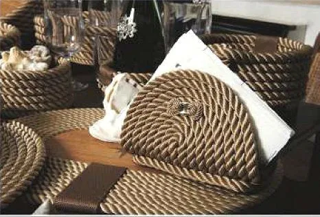 Italian Design Rope Napkin Holder