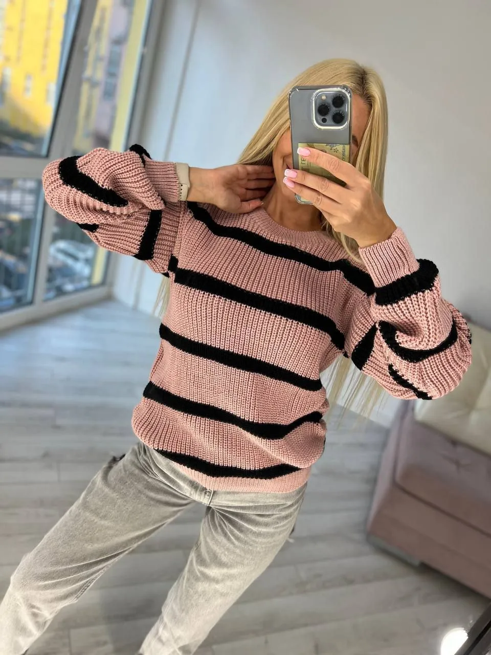 Knitted Fashion Sweater Stylish Autumn Winter