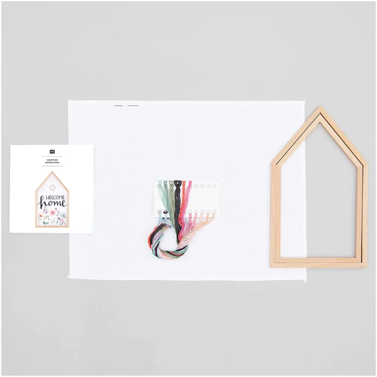 Large Welcome Home Cross Stitch Kit