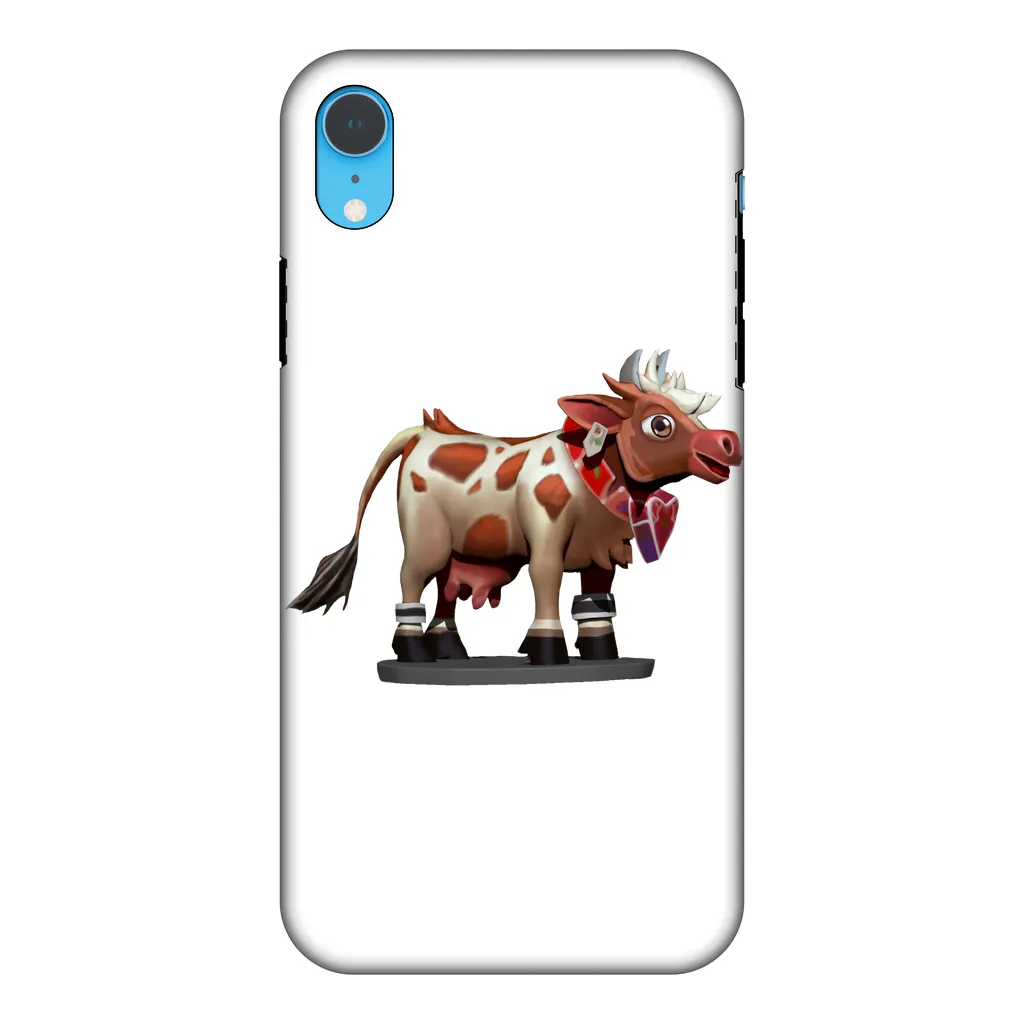 Light Brown Cow Fully Printed Tough Phone Case