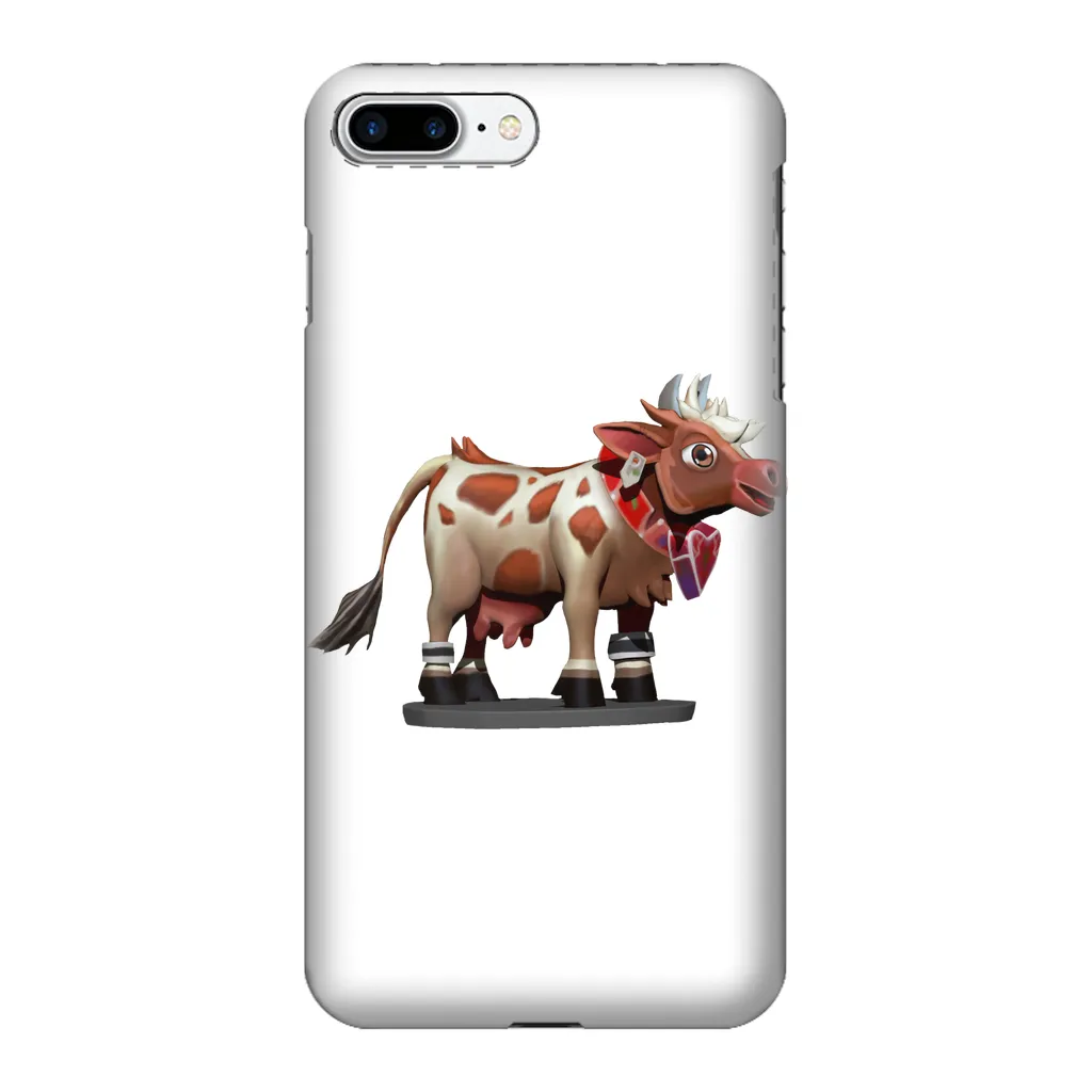 Light Brown Cow Fully Printed Tough Phone Case