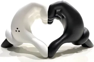 OG Slick Unity Love Gloves Art Toy - Handmade Collectible