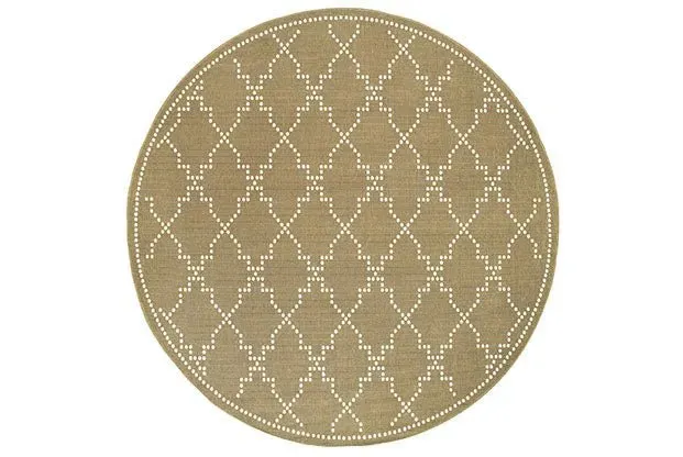 Marina 7765Y Tan Ivory Rug