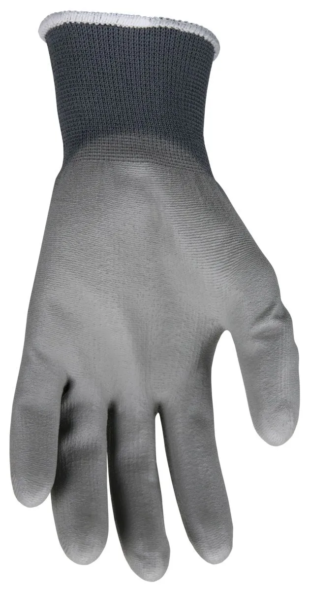 MCR Safety NXG 9696XXXL Ultra Tech Gray PU, Palm Nylon 13 Gauge, Gray, 2X-Large, 1 Dozen