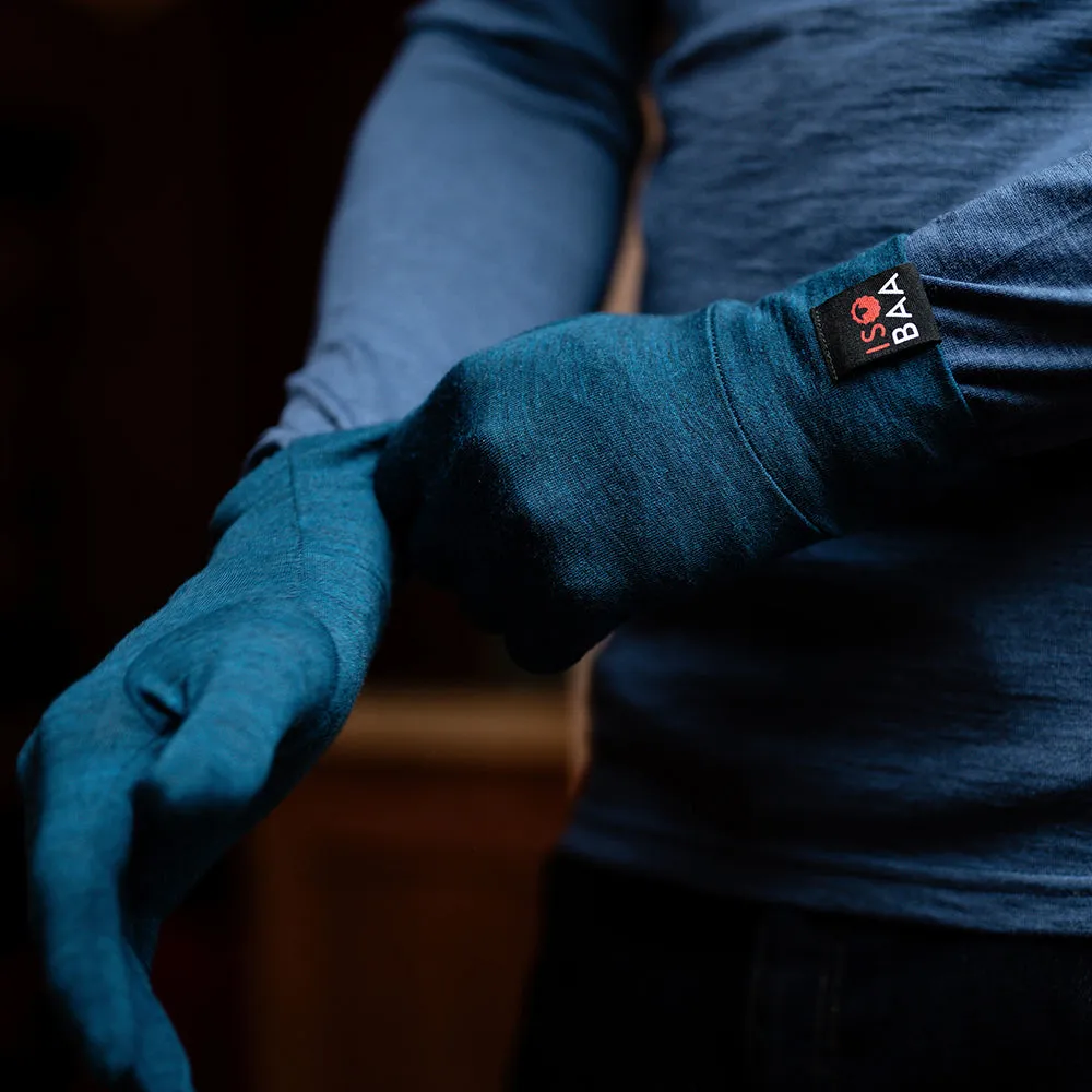 Merino 180 Gloves (Petrol)