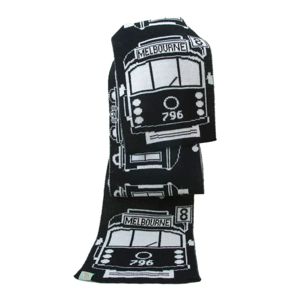 Otto & Spike Tram I Am Scarf - Blue