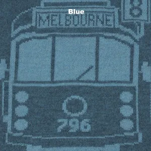 Otto & Spike Tram I Am Scarf - Blue