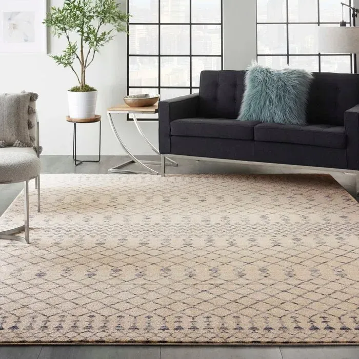 Palermo PMR03 Beige Blue Rug
