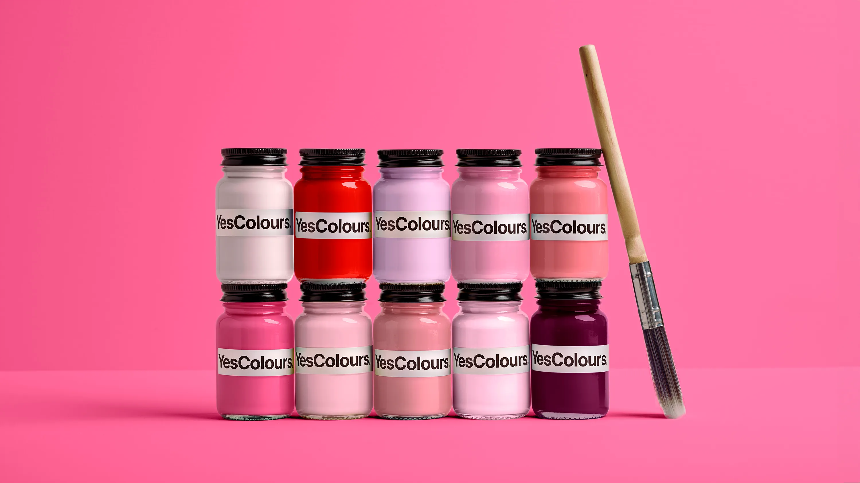 Pink / Red paint sample bundle