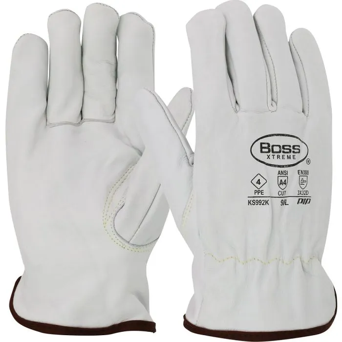 PIP Boss Xtreme KS992K Cut-Resistant Leather Driver With Arc Flash, 1 Pair