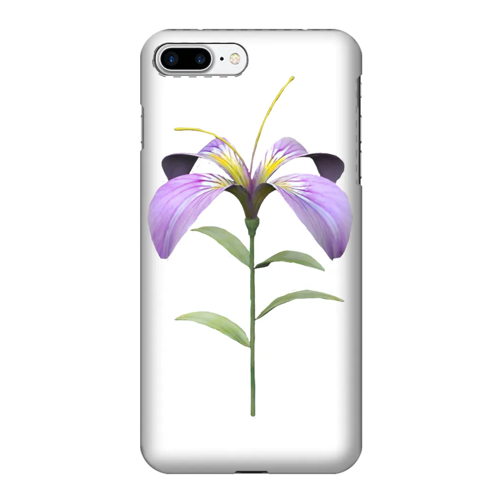 PurpleFlower2 Fully Printed Tough Phone Case