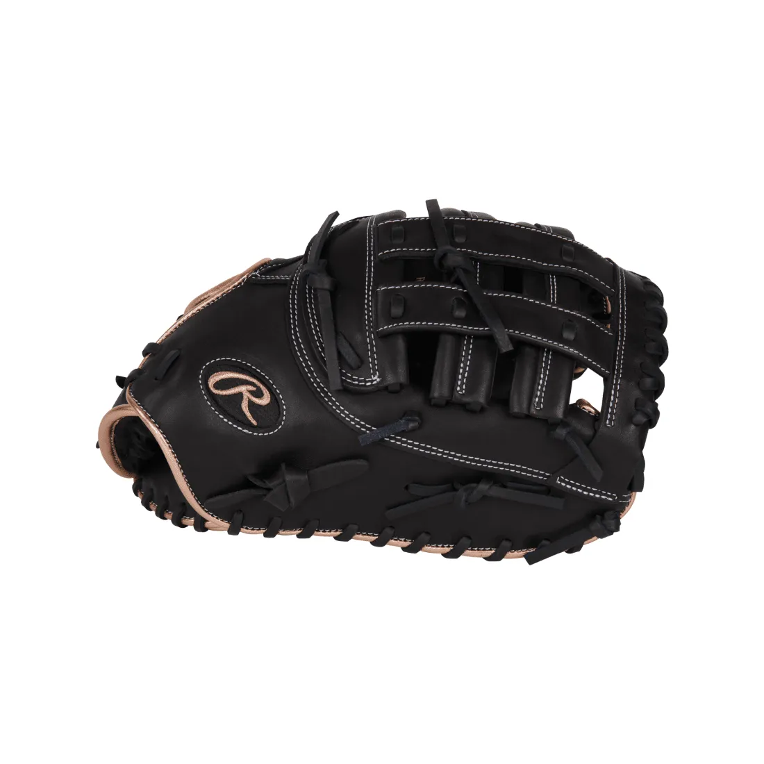 Rawlings R9 Series 12.5-inch Fastpitch First Base Mitt: R9SBFBM-17B