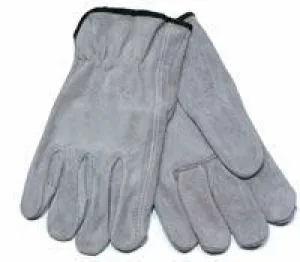 Safety Zone® Cow Grain Split Leather Gloves (S, M, L & XL Available) - Case of 120 Pairs