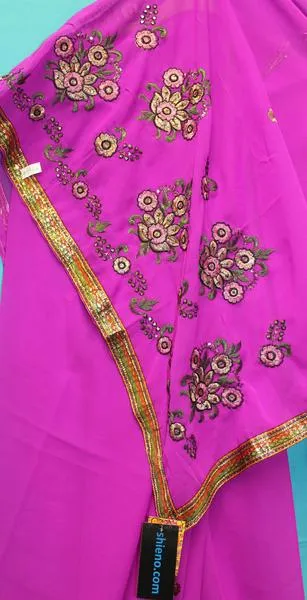 Saree 4926 Georgette Cocktail Party Wear Sari Shieno Sarees