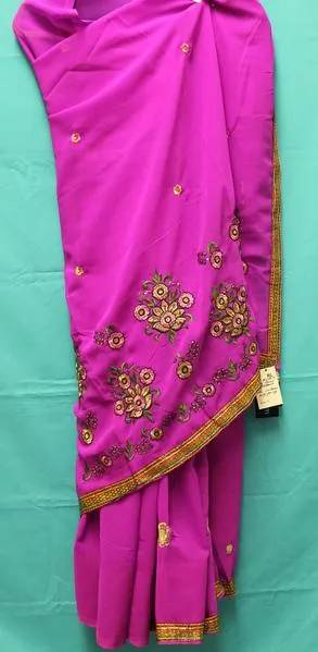 Saree 4926 Georgette Cocktail Party Wear Sari Shieno Sarees