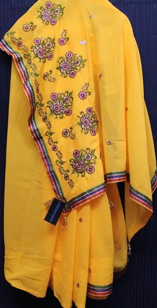 Saree 4926 Georgette Cocktail Party Wear Sari Shieno Sarees