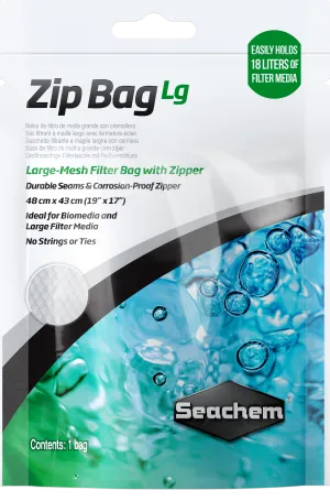 Seachem Zip Bag Large 19 x 17"