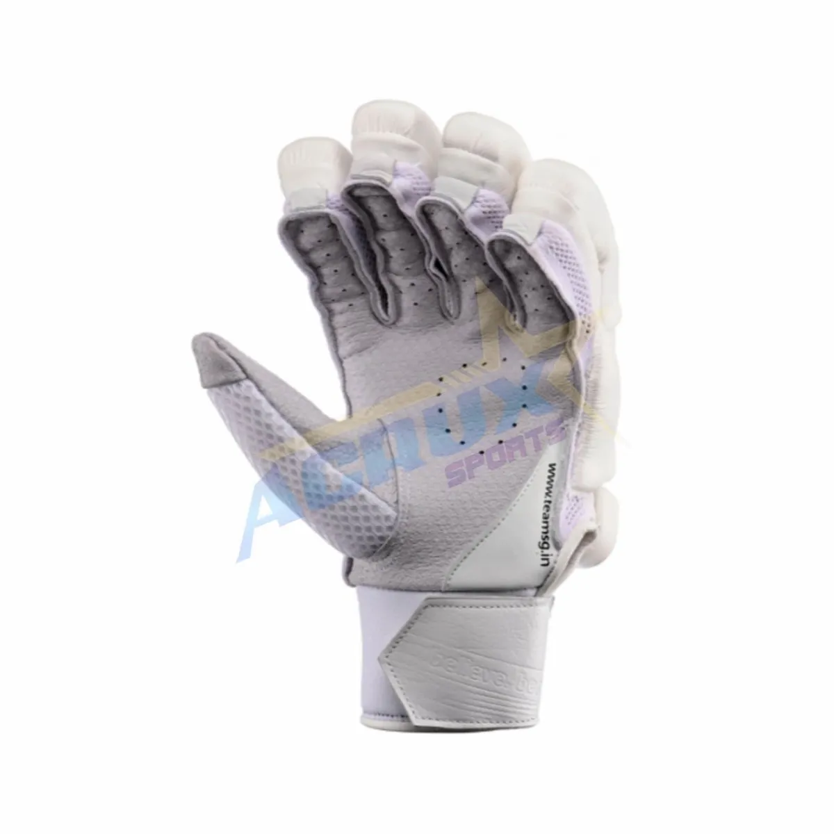 SG Hilite White Cricket Batting Gloves
