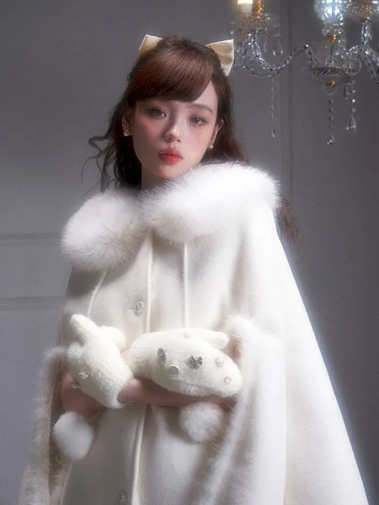 Soft skin-friendly imitation sable gloves【s0000005343】
