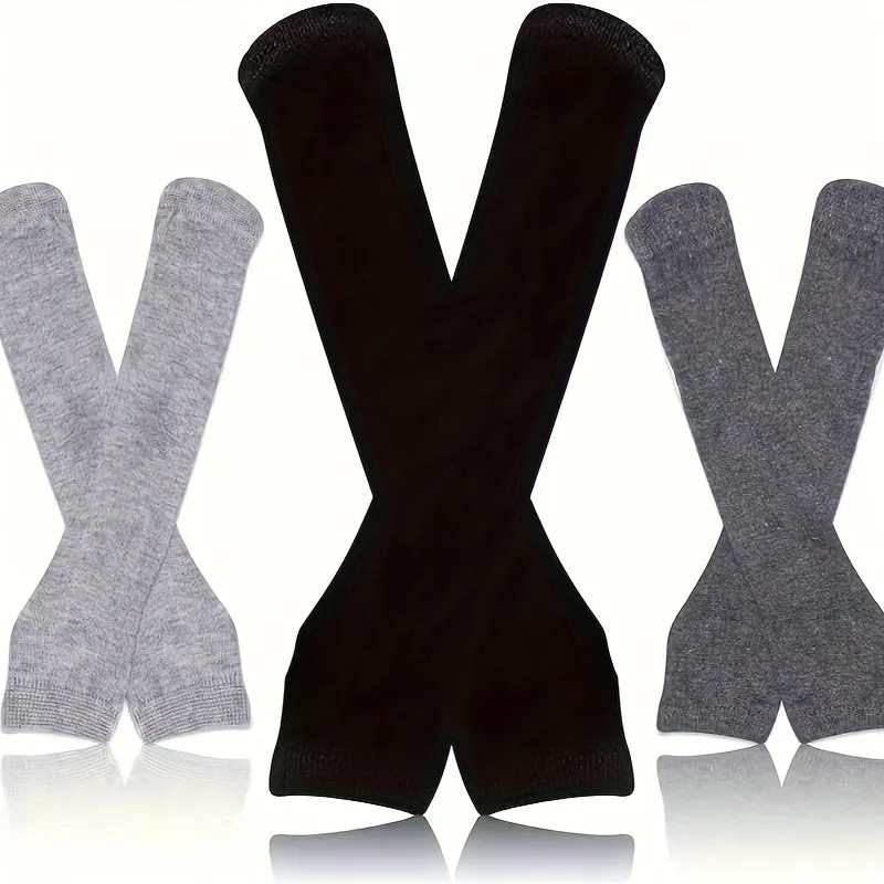Soft  Warm Fingerless Arm Covers for Autumn  Winter