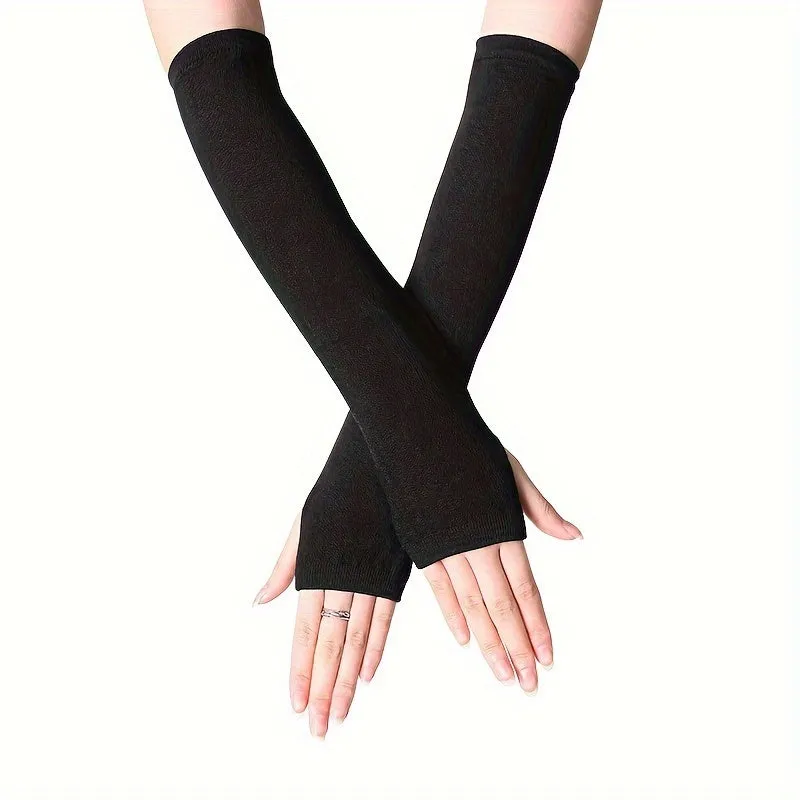 Soft  Warm Fingerless Arm Covers for Autumn  Winter