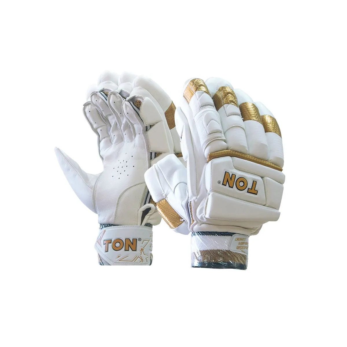 SS Ton Gold Edition Adult Cricket Batting Gloves