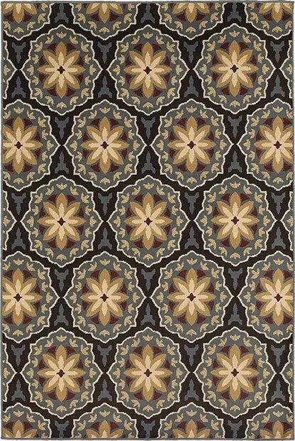 Stratton 6023A Blue/Brown Rug