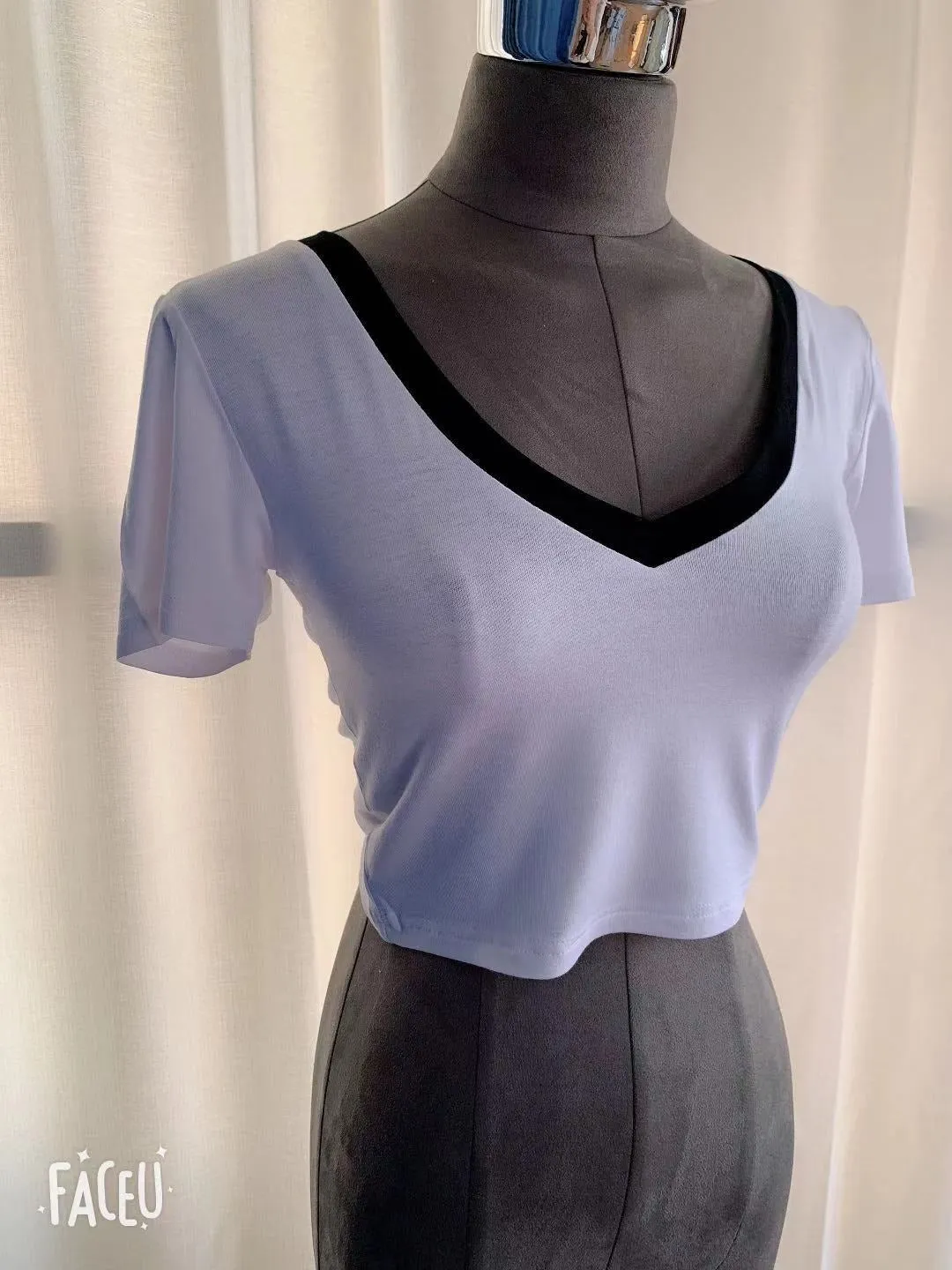 Summer Sexy Korean Style Slim Fit Short Sleeve Tees