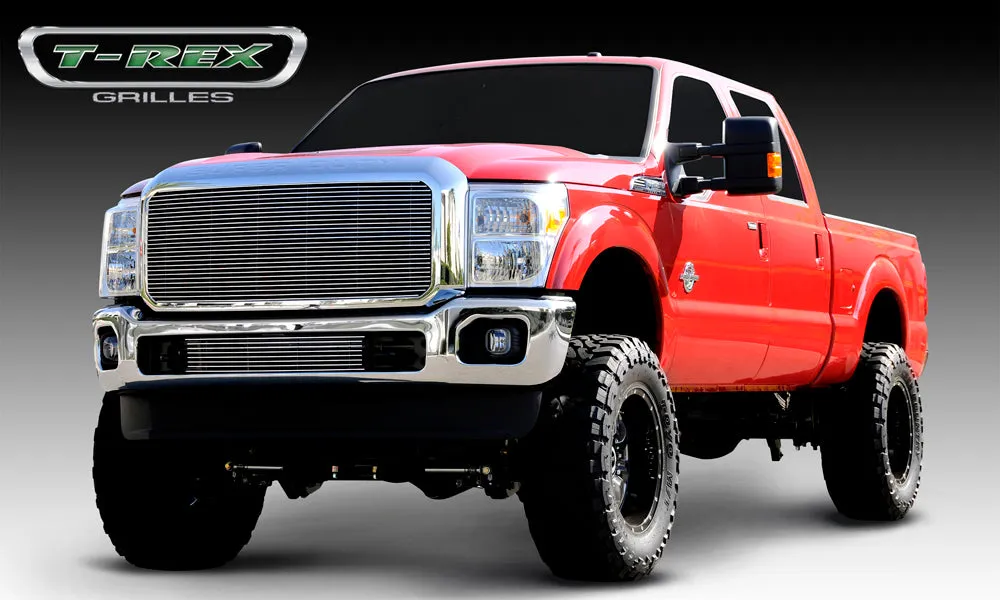 T-REX Billet Series, 1 Piece Insert Grilles - Requires Drilling or Cutting - 2011-2016 Superduty