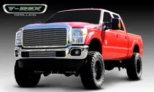 T-REX Billet Series, 1 Piece Insert Grilles - Requires Drilling or Cutting - 2011-2016 Superduty