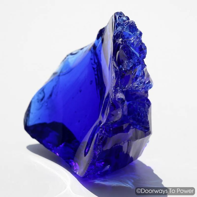 Tanzanite Fire Elestial Sapphire Monatomic Andara Crystal 'Lu·Mi·Nar·Y' Rare