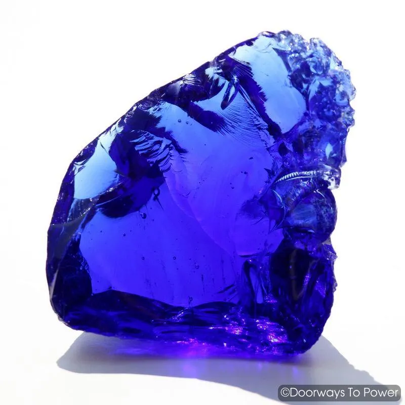 Tanzanite Fire Elestial Sapphire Monatomic Andara Crystal 'Lu·Mi·Nar·Y' Rare