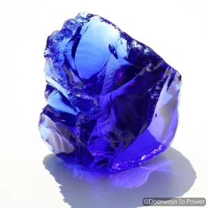 Tanzanite Fire Elestial Sapphire Monatomic Andara Crystal 'Lu·Mi·Nar·Y' Rare