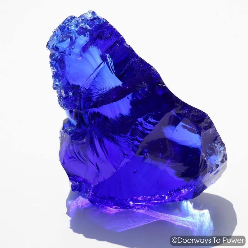 Tanzanite Fire Elestial Sapphire Monatomic Andara Crystal 'Lu·Mi·Nar·Y' Rare
