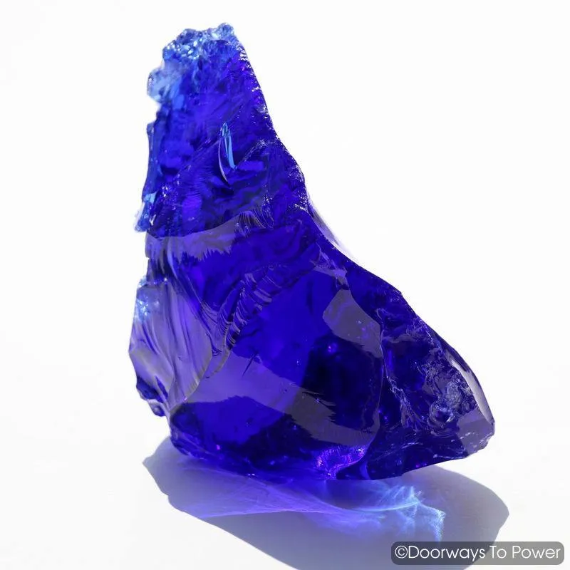 Tanzanite Fire Elestial Sapphire Monatomic Andara Crystal 'Lu·Mi·Nar·Y' Rare