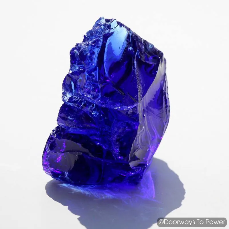 Tanzanite Fire Elestial Sapphire Monatomic Andara Crystal 'Lu·Mi·Nar·Y' Rare