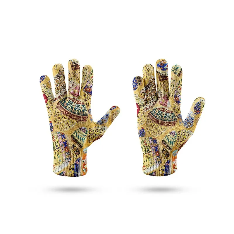 TEEK - Printed Pearl Agate 3D Knit Gloves