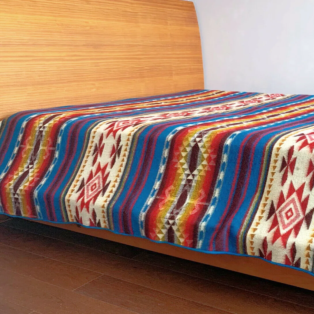 Toabunchi - Baby Alpaca Blanket - Extra Large - Aztec Southwest Pattern