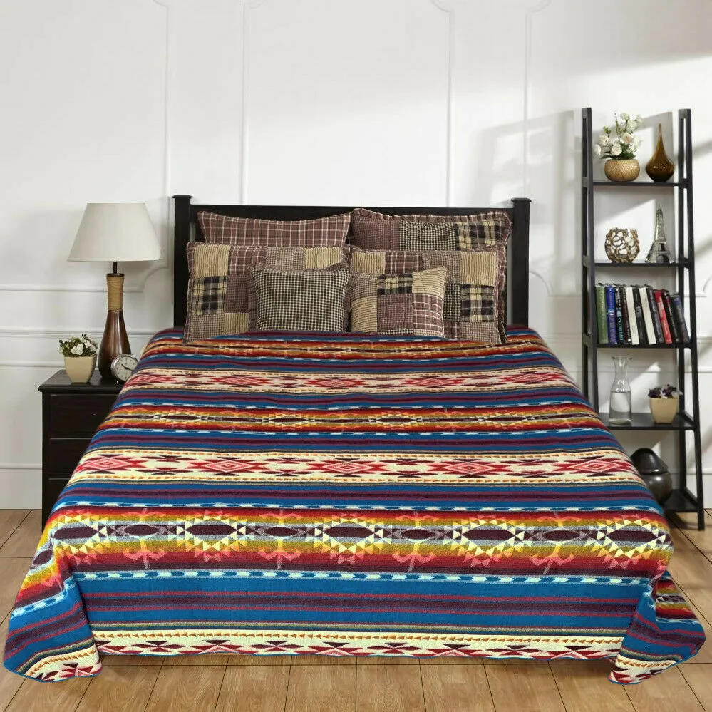 Toabunchi - Baby Alpaca Blanket - Extra Large - Aztec Southwest Pattern