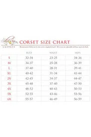 Top Drawer 4 PC Classic Red Bunny Corset Costume