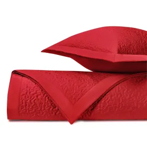 Vermicelli Quilted Bright Red by Home Treasures