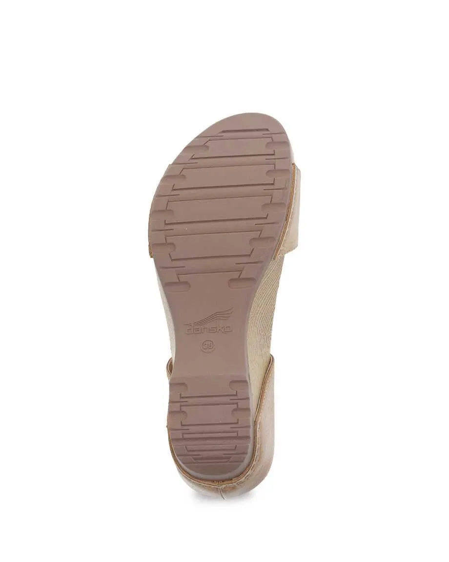 Women's Dankso Tanya  Color: Tan Milled Burnished