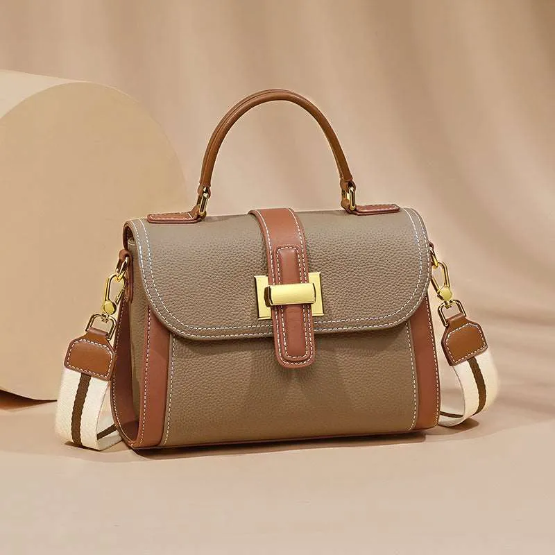 Women's One-shoulder Genuine Leather Handbag