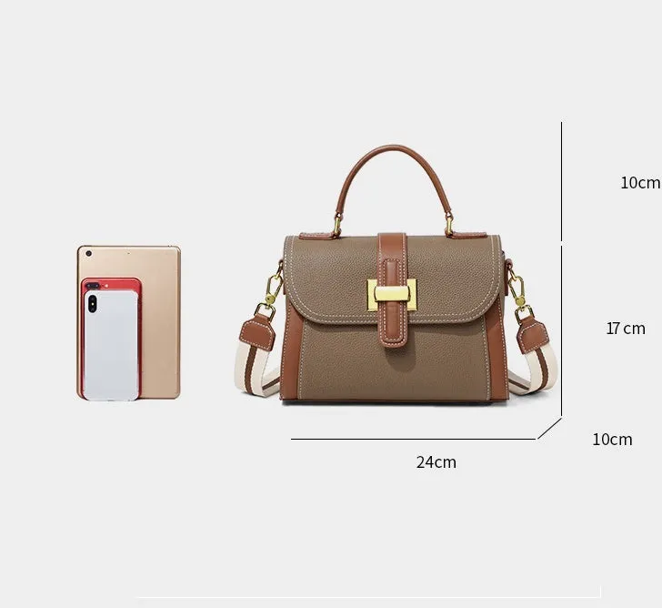 Women's One-shoulder Genuine Leather Handbag