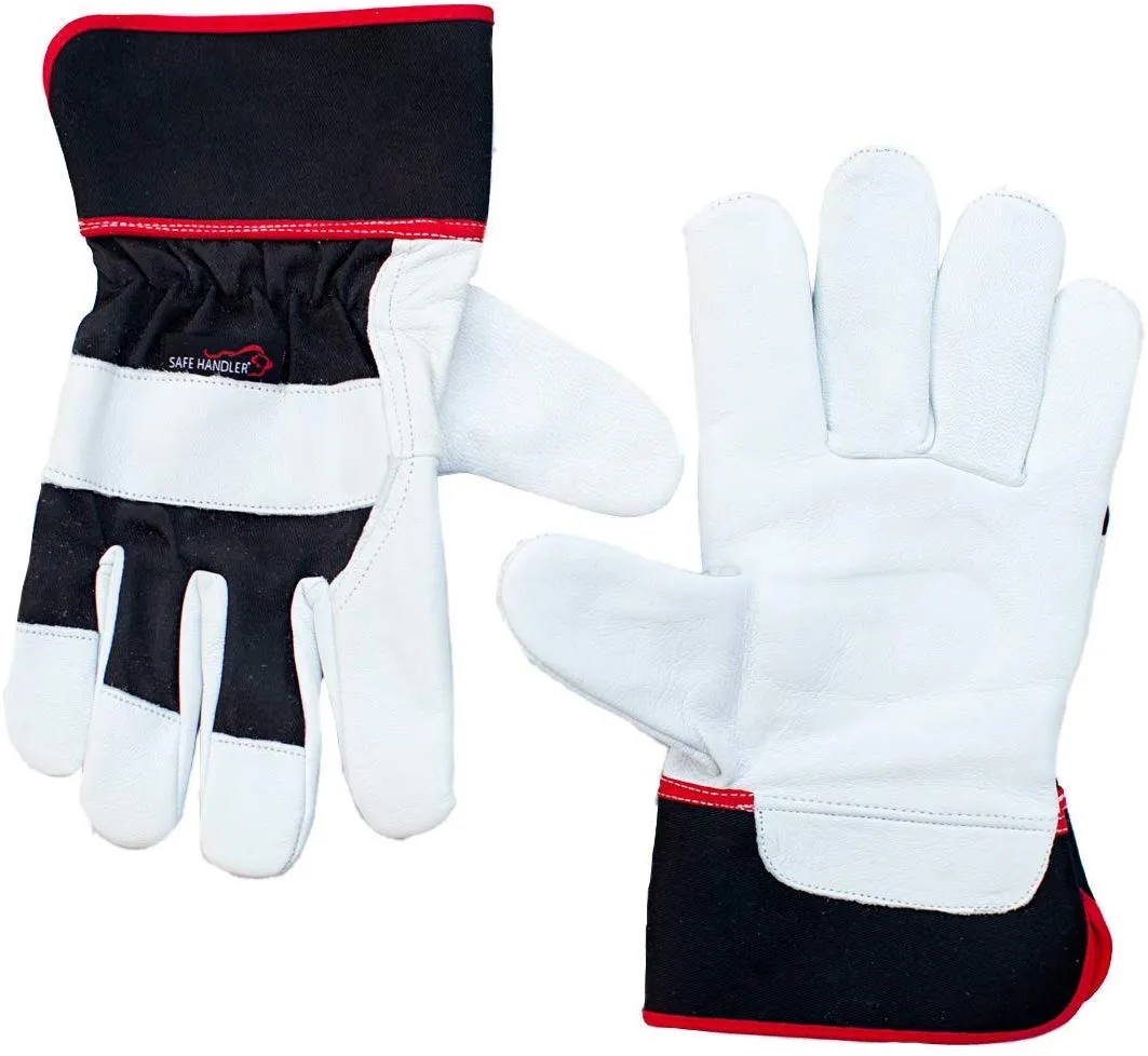 XGrip Buffalo Leather Work Gloves With Knuckle Protection - Bison Life