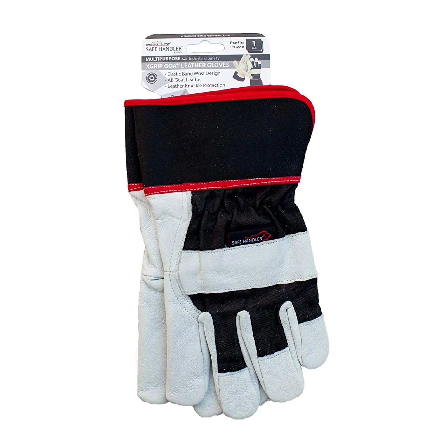 XGrip Buffalo Leather Work Gloves With Knuckle Protection - Bison Life