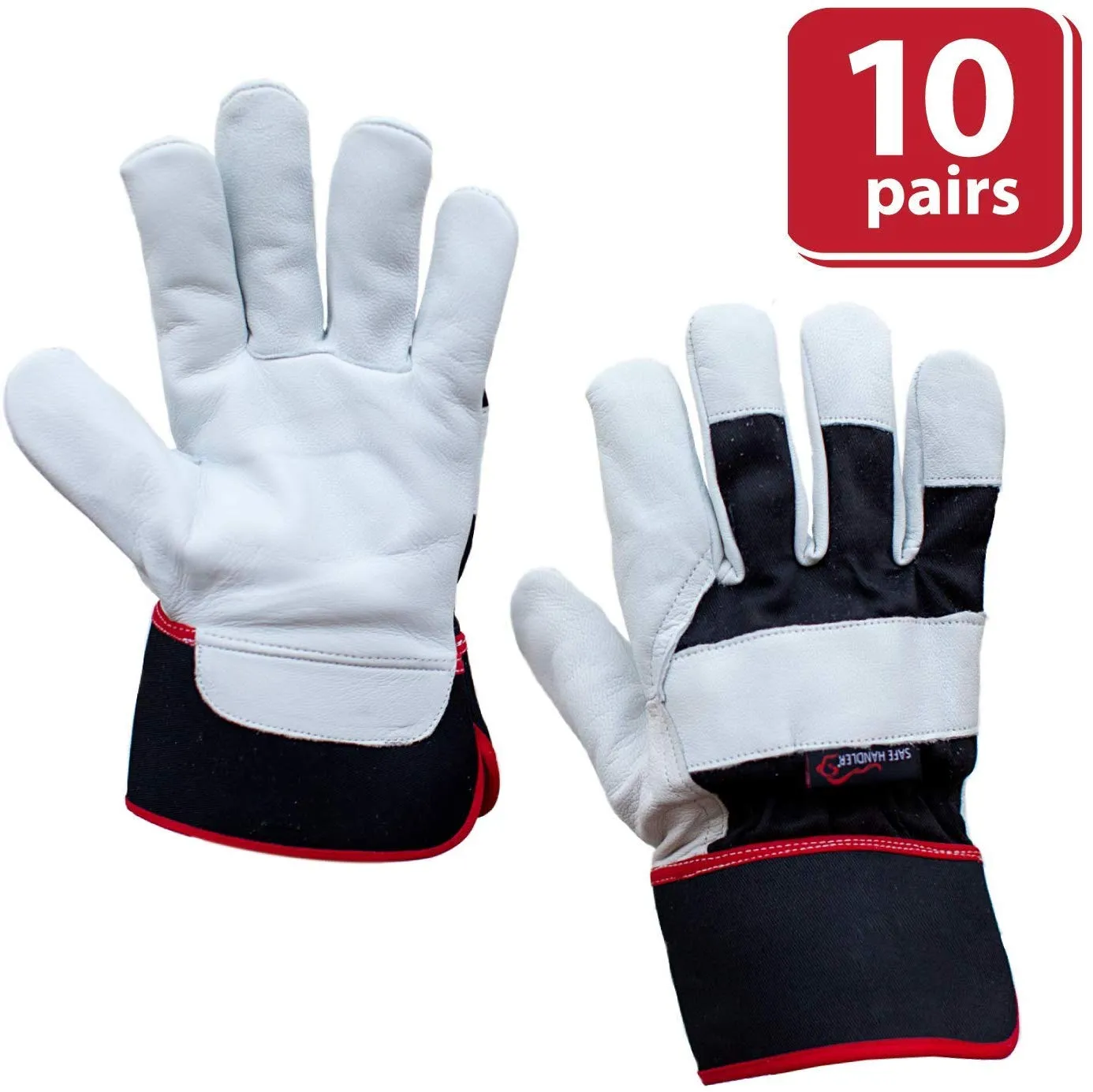 XGrip Buffalo Leather Work Gloves With Knuckle Protection - Bison Life