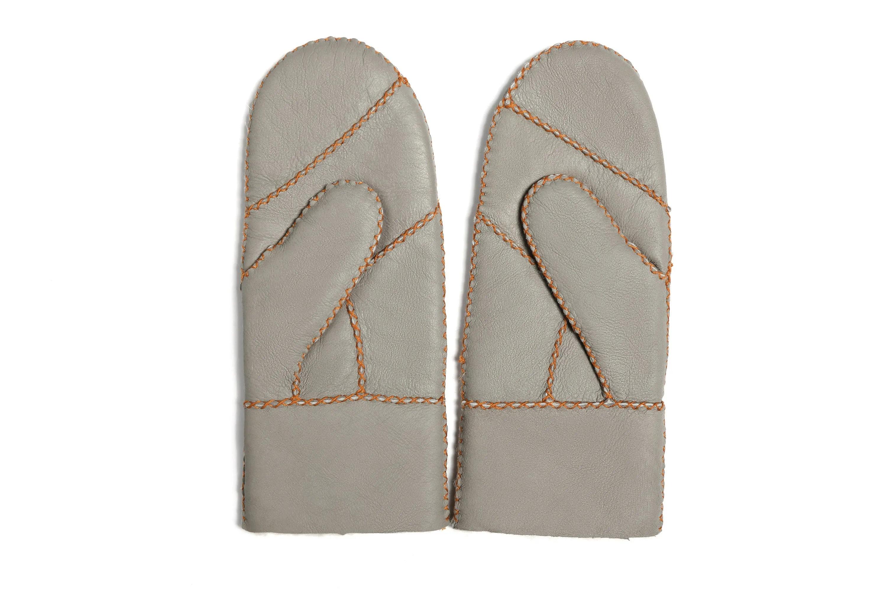 YISEVEN Womens  Sheepskin Shearling Leather Gloves(Mittens)