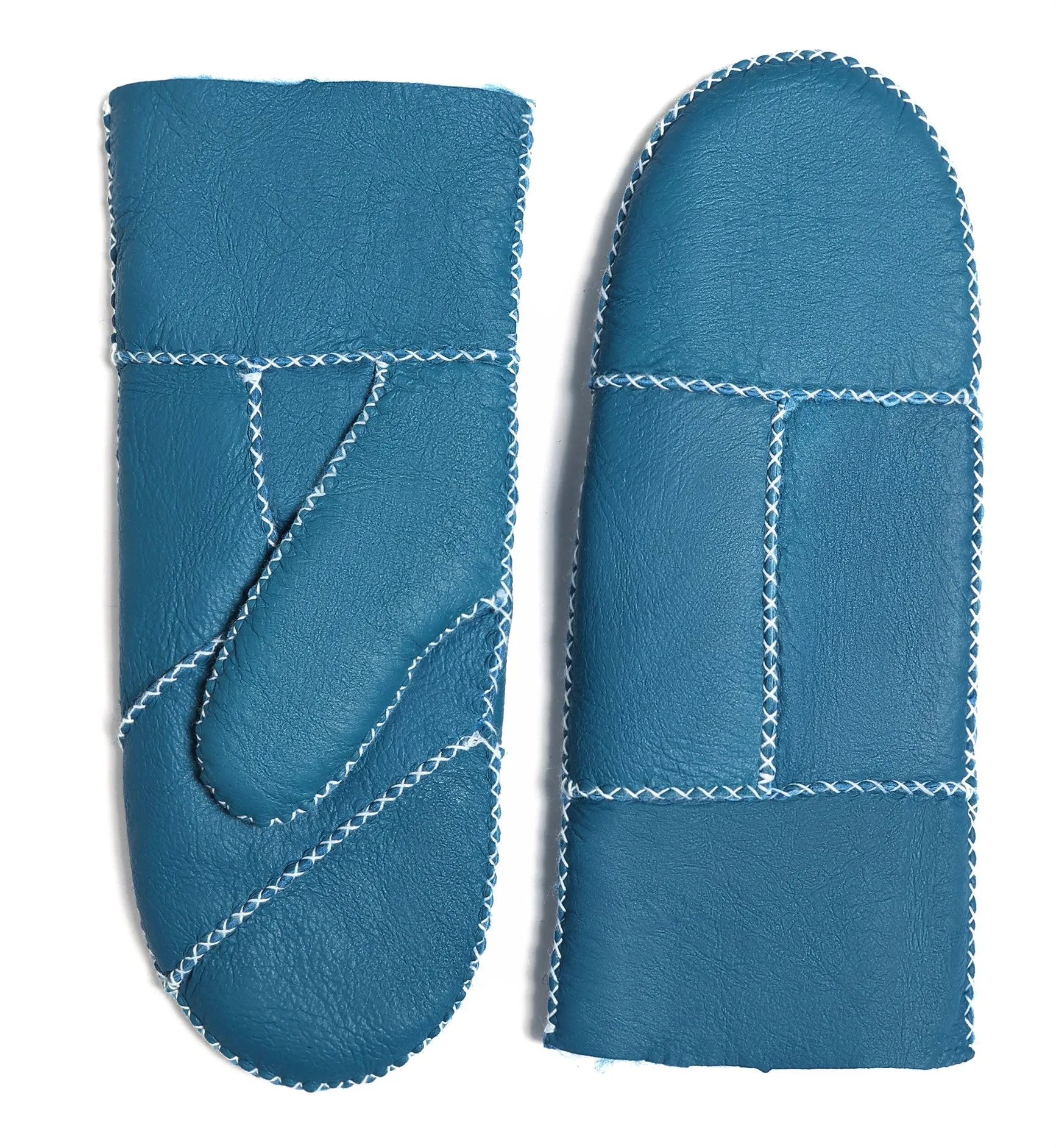 YISEVEN Womens  Sheepskin Shearling Leather Gloves(Mittens)