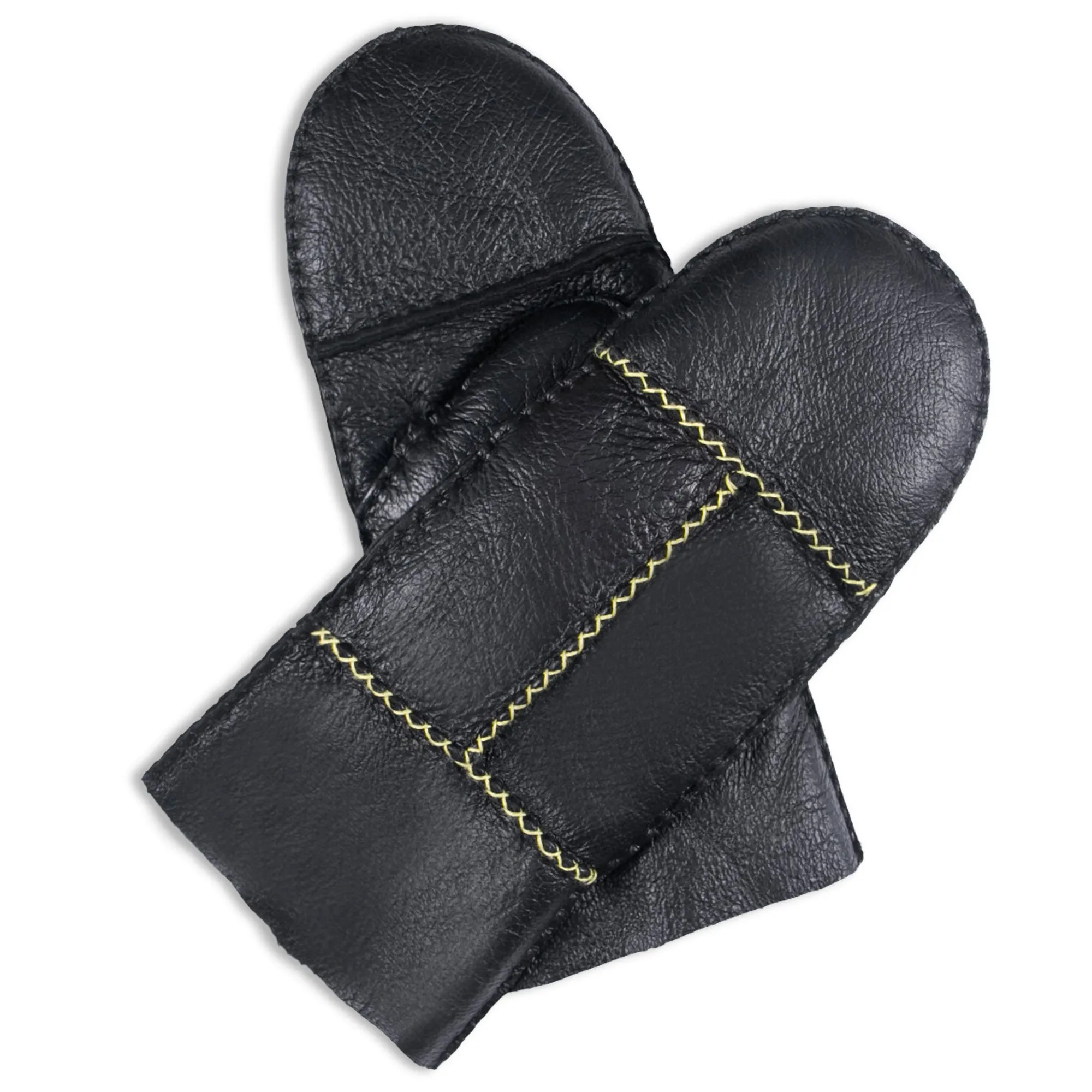 YISEVEN Womens  Sheepskin Shearling Leather Gloves(Mittens)